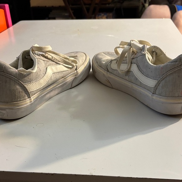 Vans size 7 grey speckled skate shoes - Picture 5 of 7